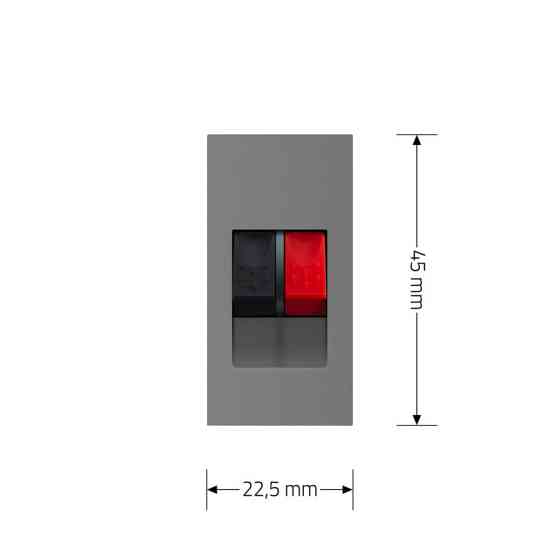 LIVOLO Hi-Fi аудіо розетка LIVOLO (Banana), сіра, для колонок і підсилювачів, модуль 0.5 поста Коломия