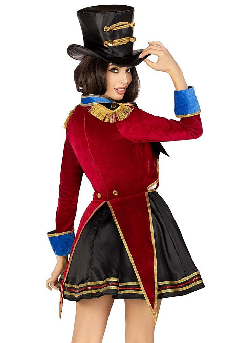 Костюм циркачки Leg Avenue Classic Ringmaster Costume M, платье, шляпа Sex Aura Киев - изображение 2