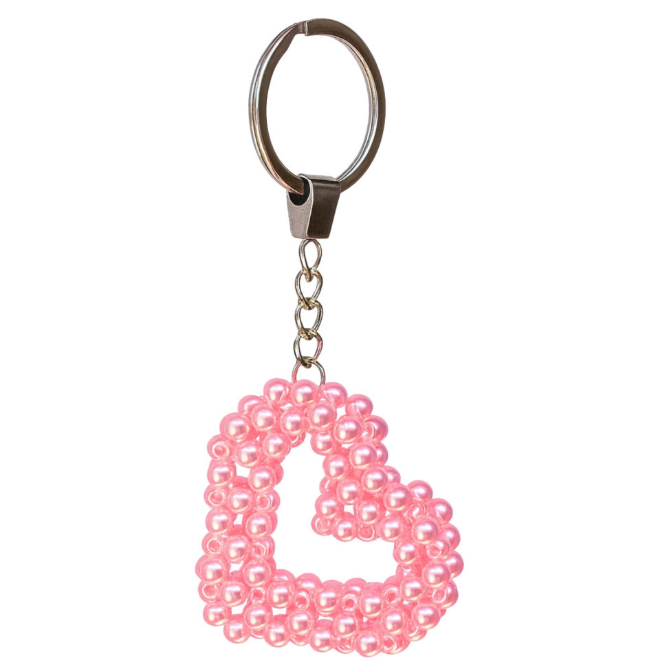 Набір для творчості Брелок з намистин "Серце" ВН-001, 6,5х5,5 см Вінниця - фото 2