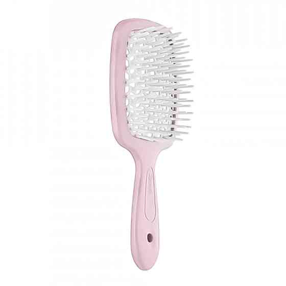 Щітка для волосся рожевий з білим SMALL SUPER BRUSH Janeke Київ