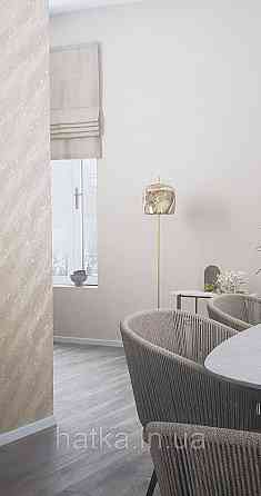 Шпалери вінілові на флізеліні Marburg Lava метрові однотонні структурні в крихту бежеві Київ