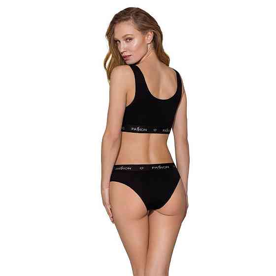 Спортивний топ з широкою гумкою Passion PS004 TOP M, black Sex Aura Київ