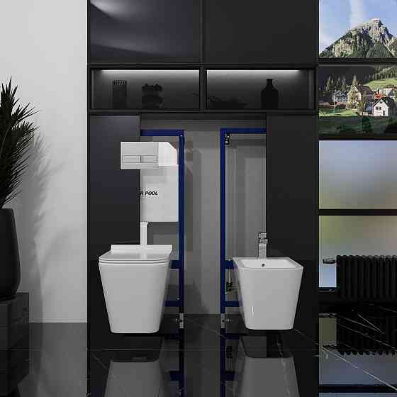 Dune bidet инсталляция для биде (железный корпус с аксессуарами) Киев