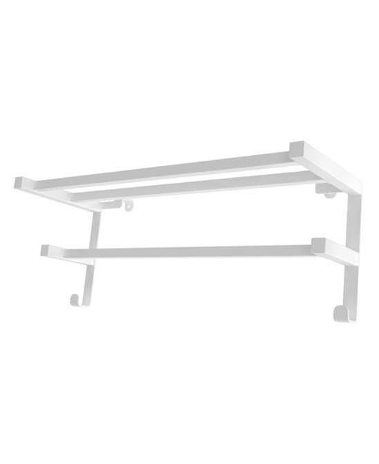 Полиця для рушників навісна профільна HF Sheffield 520x204 white mat Київ - фото 1