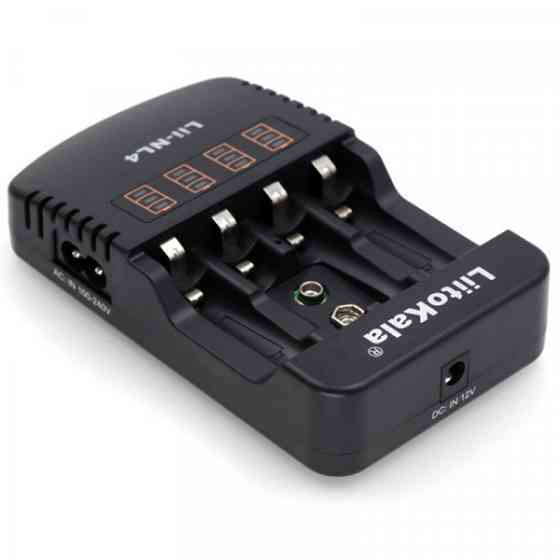 Зарядний пристрій LiitoKala Lii-NL4, 4x(NiMH/NiCd) + 1*9V(крона) (Lii-NL4) Киев