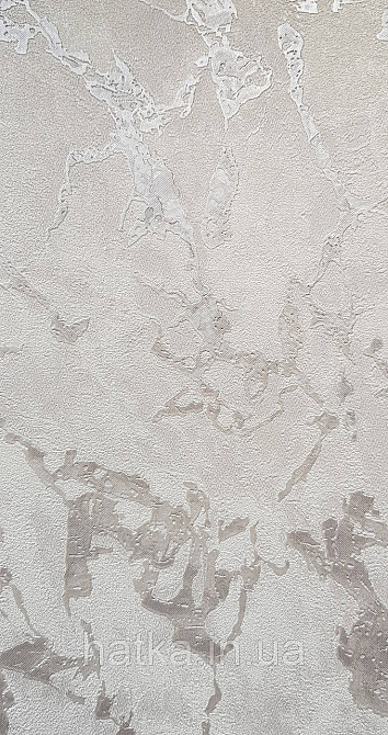 Шпалери вінілові на флізеліні AdaWall Roka 1.06х10 під камінь мармур білі молочні сріблясті 3д 23103-1 Київ - фото 1
