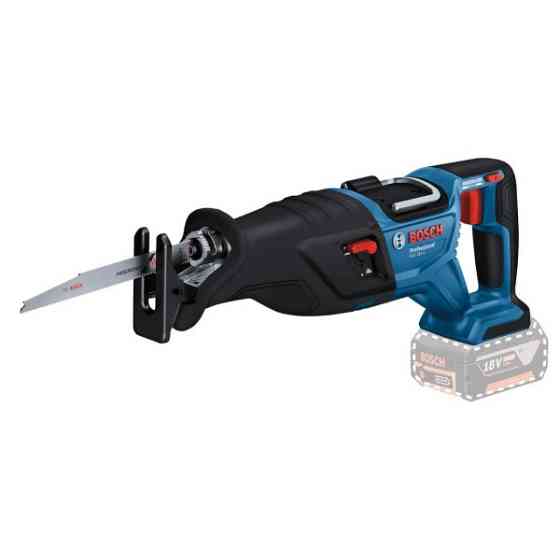 Акумуляторна шабельна пила Bosch GSA 185-LI 18В, безщіткова, 2 полотна, без АКБ Київ