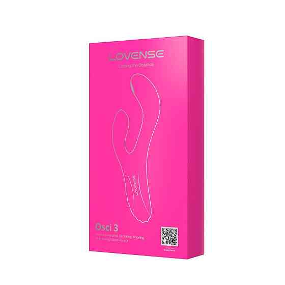 Осцилювальний смарт вібратор-кролик для точки G Lovense Osci 3, підігрів Sex Aura Київ