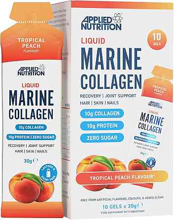 Морський колаген Applied Nutrition Liquid Marine Collagen 10 x 30 г, Ttropical peach Луцьк