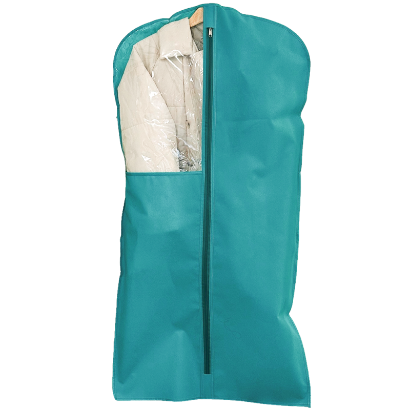 Чехол для верхней одежды с прозрачной ПВХ вставкой 120х60 см HCh-120-Lazur (Лазурь) Сумы - изображение 2