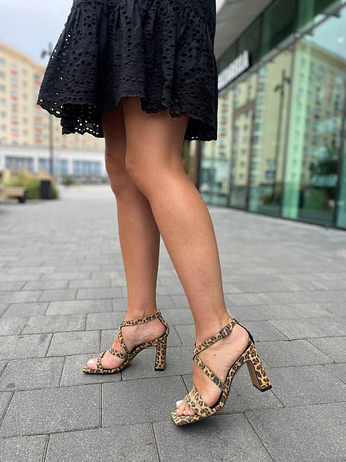 LIRIO Босоніжки жіночі LIRIO L0275/8073-72 леопард taba з натуральної шкіри / Шкіряні босоніжки Коломыя - изображение 10