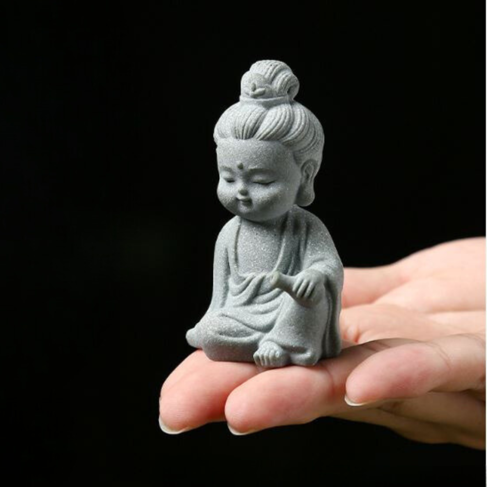 Декоративная статуэтка Маленькие Будды из полистоуна. Для мини-сада, флрариума, аквариума, террариума Одесса - изображение 12