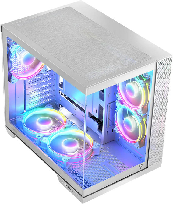 Корпус Modecom VOLCANO PANORAMA APEX ARGB 5F MIDI WHITE без БЖ ATX Вінниця - фото 12