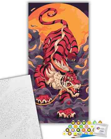 Картина за номерами ArtCraft Тигр, що підкрадається 40х80 см (11593-AC) Харьков