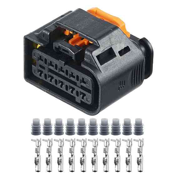 Роз'єм конектор 10-кон., 1801600-1, 1801601, 1801601-1, TE Франция універс., Моторний Peugeot Київ