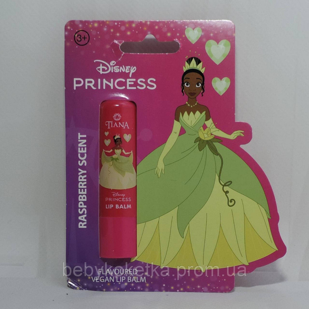 Дитячий бальзам для губ з ароматом паслини Disney Princess Paspberry scent 4.3 Львів - фото 1