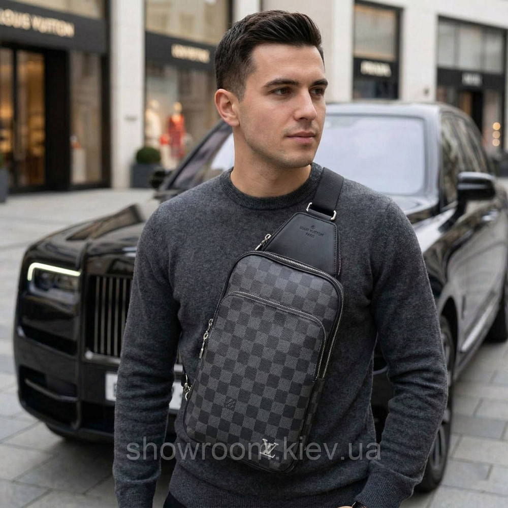 Чоловіча сумка на груди (слінг), бананка, барсетка (46327) LUX Київ - фото 9