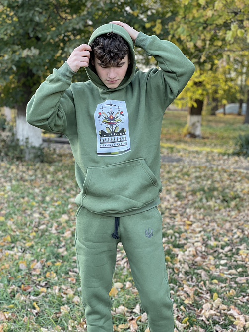 Хакі спортивний костюм унісекс HIMARS Чернівці - фото 3