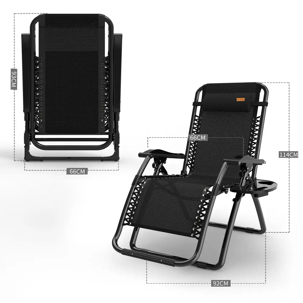 Розкладне крісло-шезлонг Zero Gravity WCG R-03 з матрацом Київ - фото 5