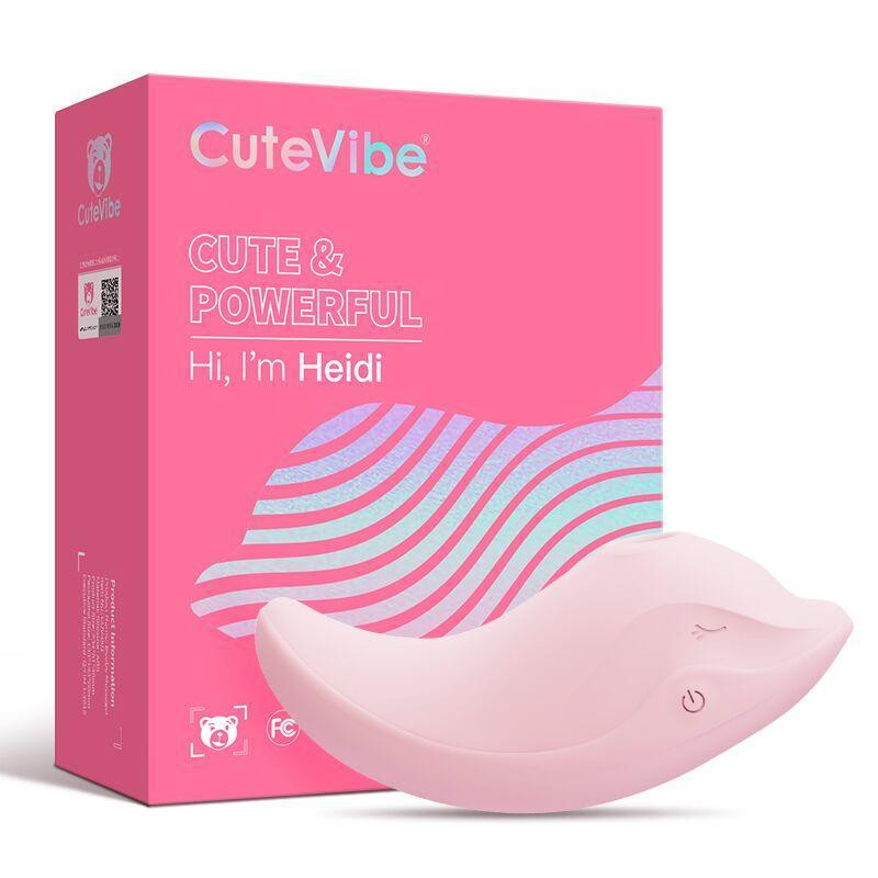 Вибратор и вакуумный стимулятор CuteVibe Heidi Pink Sex Aura Киев - изображение 4