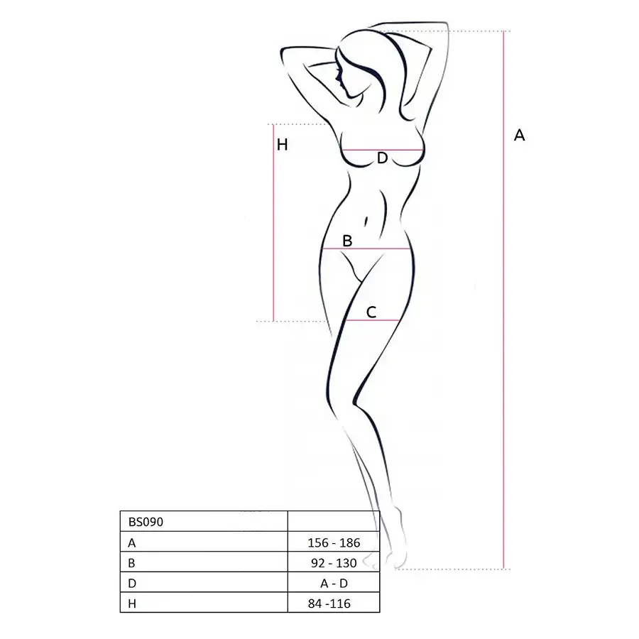 Бодістокінг мінісукня з метеликами Passion BS090 One Size red Львів - фото 5
