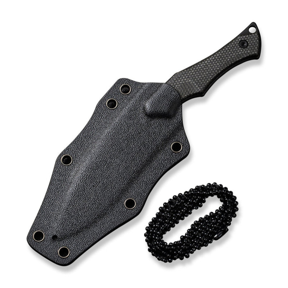 Ніж фіксований тактичний Civivi Vaquita II, (8.1 см) Nitro-V / Micarta чорний Київ - фото 4