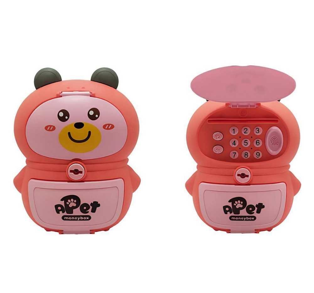 Детская электронная копилка-сейф игровой терминал розовый Киев - изображение 1