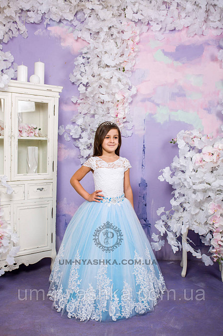 Длинное платье Дианочка | Эльза | Снегурочка на 4-5, 6-7, 8-9 лет Кривой Рог - изображение 2