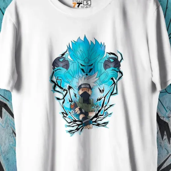 Футболка мужская с принтом Наруто Какаші Хотаге Сусано Размер 48 Anime0307 Днепр