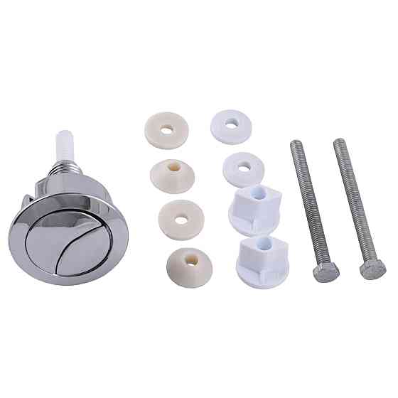 Комплект арматури для зливного бачка з нижнею подачею води  1/2 ″ та двома режимами зливу АБк2-10 Киев