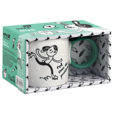 Чашка Kite 370 мл Roller bunny (K25-220-6) Вінниця - фото 3