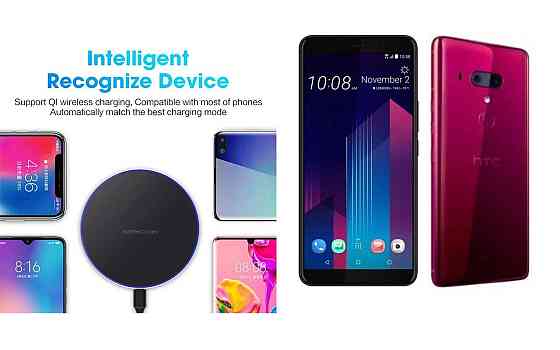 Беспроводное зарядное устройство Copper до 30W для Honor 500 Pro, USB-C, LED Киев