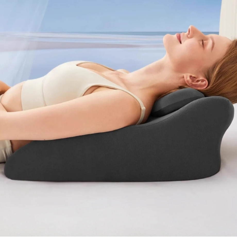 Подушка эргономическая для поддержки тела Расслабление Relax Pillow (Черный) Киев - изображение 8