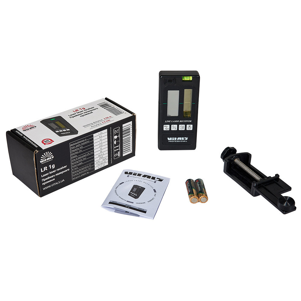 Приймач для лазерного рівня Vitals Professional LR 1g Харків - фото 9