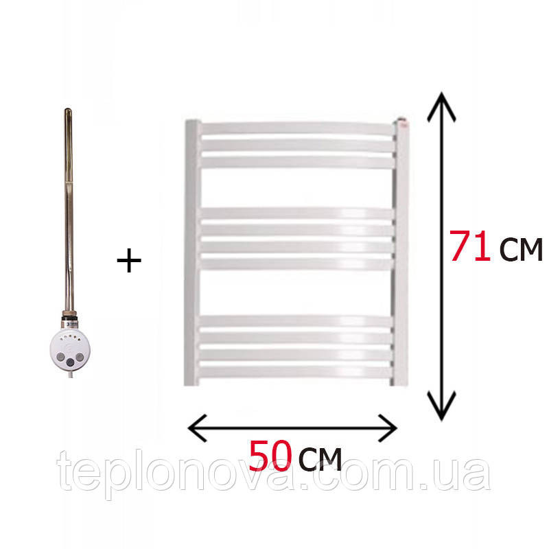Електрична Рушникосушка Плоска Біла 710х500 Terma Dorota Чернівці - фото 1