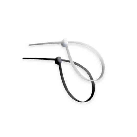 Хомут 250 x 3,6 білий пластиковий Мукачево