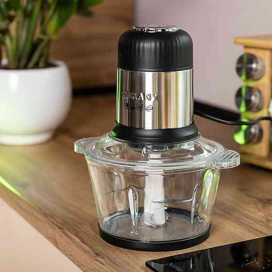 Чоппер Sokany з чашею 1,5 л, 800 Вт, 4 лезвія Київ