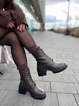 Arcoboletto Ботинки Arcoboletto коричневые натуральная кожа зима высота 18 см (5697) Коломыя