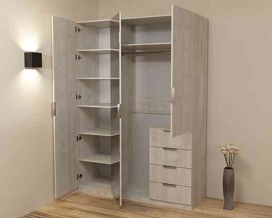 Шафа Крістал 2, Дуб Шамоні Світлий, 1500х520х2100 Львів