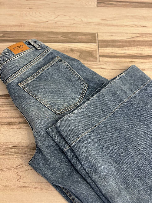 Джинси жіночі Its Basic 3717-31 PALAZZO jeans вільні палаццо широкі кльош стрілка довгі світло сині , світло-синій, 38, 38, 74 см, 108 см Київ - фото 20