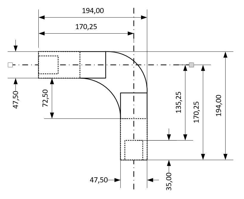 LIVOLO Кутовий з'єднувач 90° для електрокарнизів (VL-CC90) Коломия - фото 4