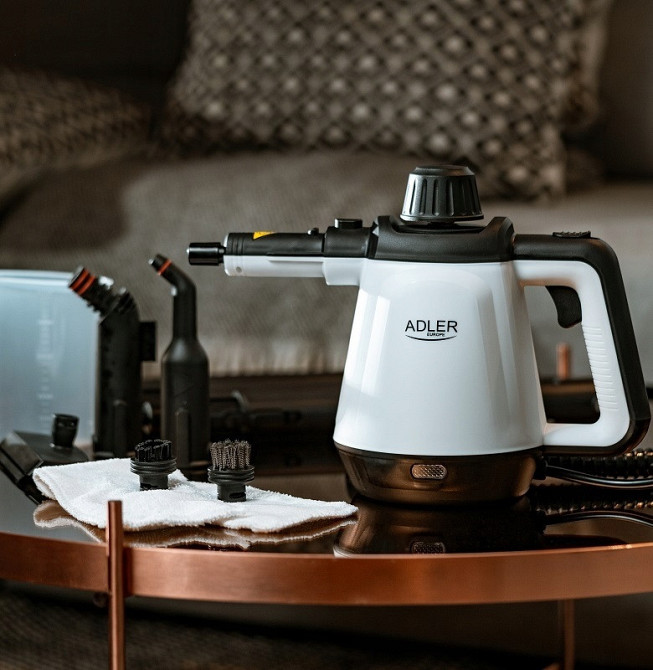 Многофункциональный Ручной Пароочиститель 450 мл (13 насадок) пар 44 г/мин Adler AD 7038 ,мощность 2000 Вт Нововолынск - изображение 9