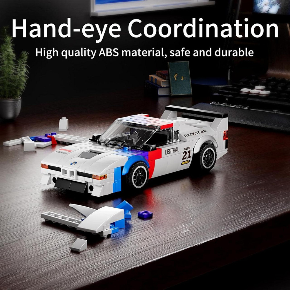 Конструктор гоночного авто Mould King Speed Champions M1 363 деталі з вітриною ABS STEM 8+ Київ - фото 12
