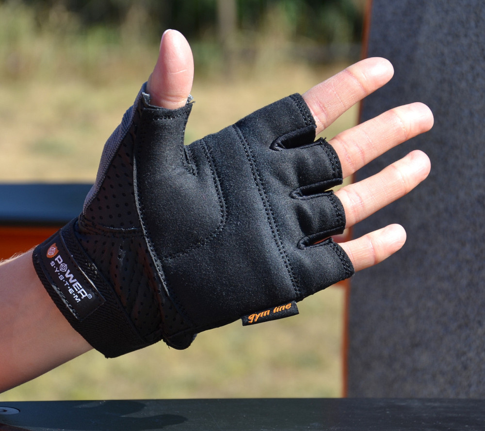 Рукавички для фітнесу Power System PS-2500 Power Plus Black/Grey XL Луцьк - фото 5