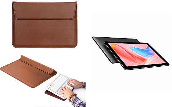 Чохол-конверт VitoCase для Chuwi HiPad X, з функцією підставки для планшета Чорний Коричневий Київ