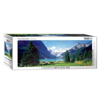 Пазл Eurographics Озеро Луїза, Канадські Скелясті гори, 1000 елементів панорамний (6010-1456) Вінниця