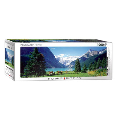Пазл Eurographics Озеро Луїза, Канадські Скелясті гори, 1000 елементів панорамний (6010-1456) Вінниця - фото 1