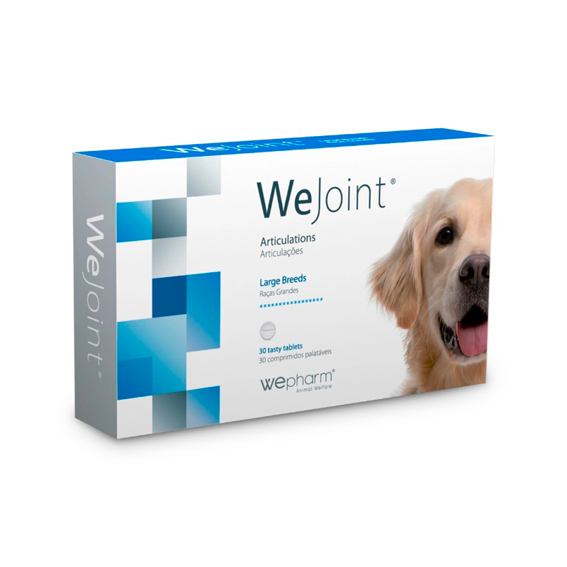 Кормовая добавка Wepharm WeJoint Large ВиФарм ВиДжоинт таблетки для поддержания суставов у больших собак, 30 таблеток Винница - изображение 1