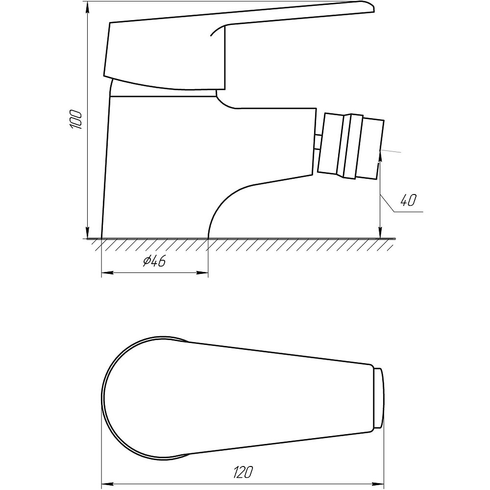 Змішувач для біде DOMINO BLITZ DBC-106 Тернополь - изображение 4