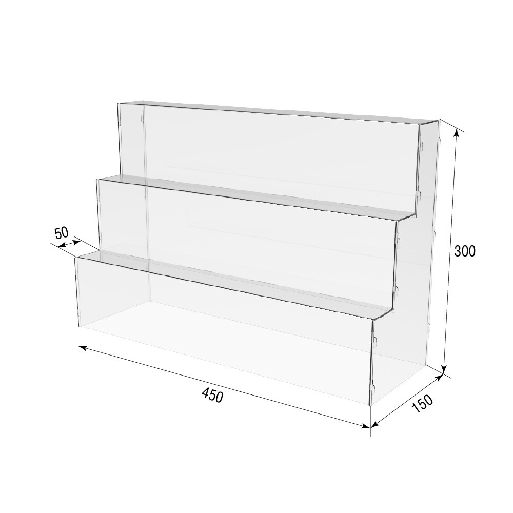 Товарна горка EKOSTAR на 3 сходи 450x150x300 Київ - фото 3